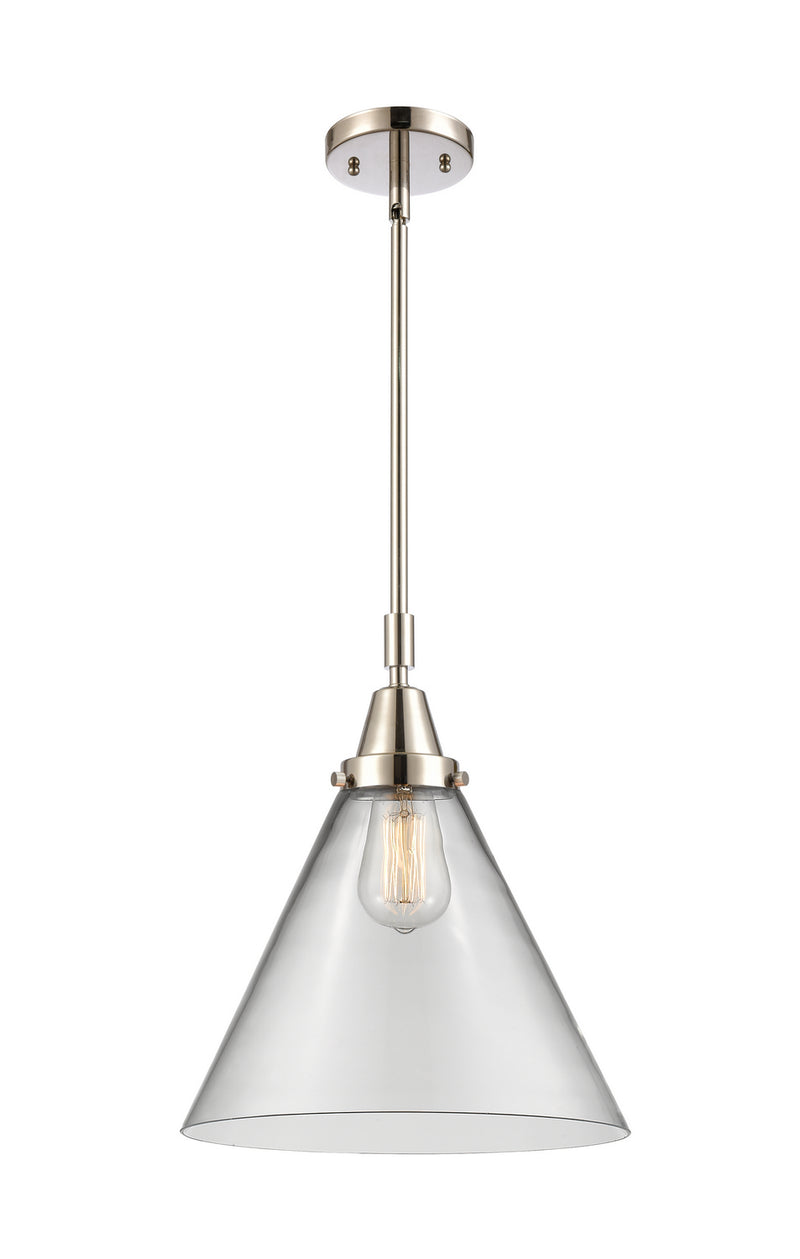 Innovations 447-1S-PN-G42-L One Light Mini Pendant, Polished Nickel