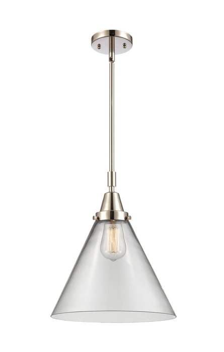 Innovations 447-1S-PN-G42-L One Light Mini Pendant, Polished Nickel