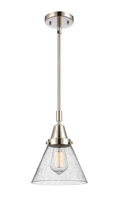 Innovations 447-1S-PN-G44 One Light Mini Pendant, Polished Nickel
