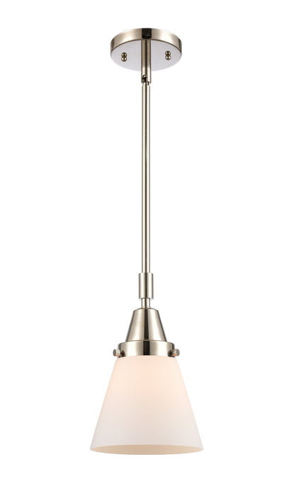 Innovations 447-1S-PN-G61 One Light Mini Pendant, Polished Nickel