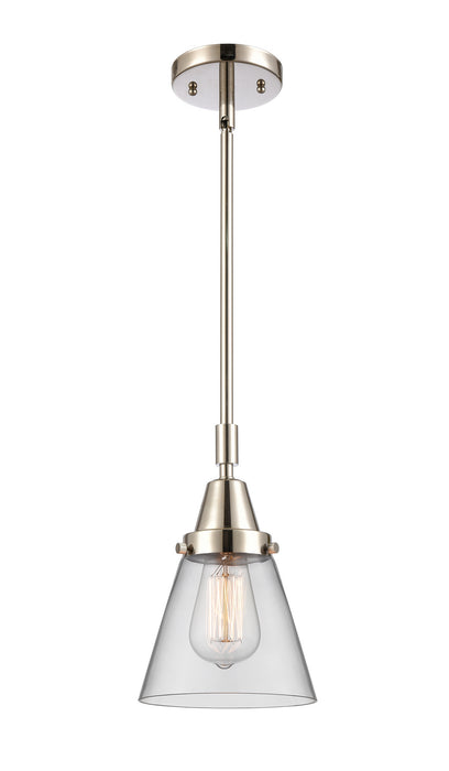 Innovations 447-1S-PN-G62 One Light Mini Pendant, Polished Nickel