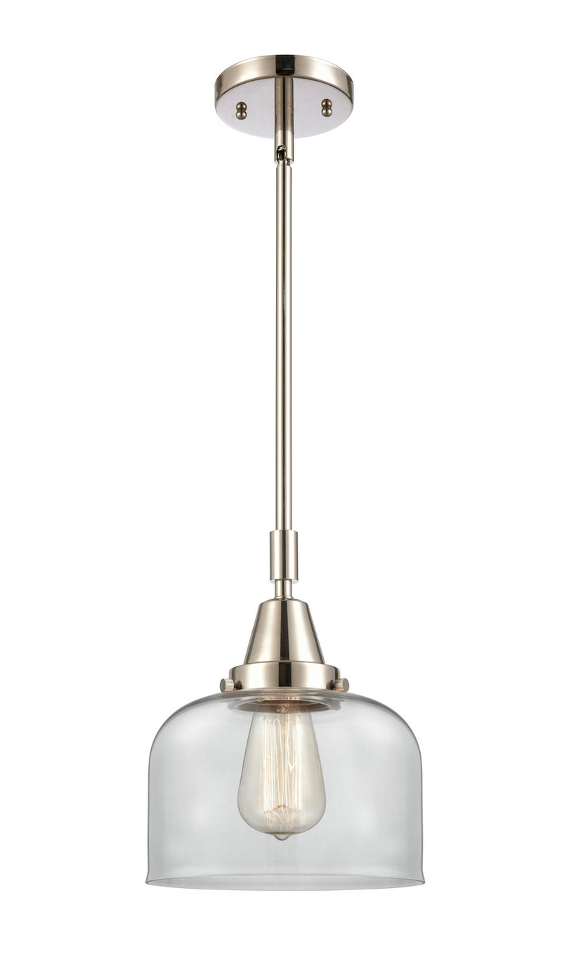 Innovations 447-1S-PN-G72 One Light Mini Pendant, Polished Nickel
