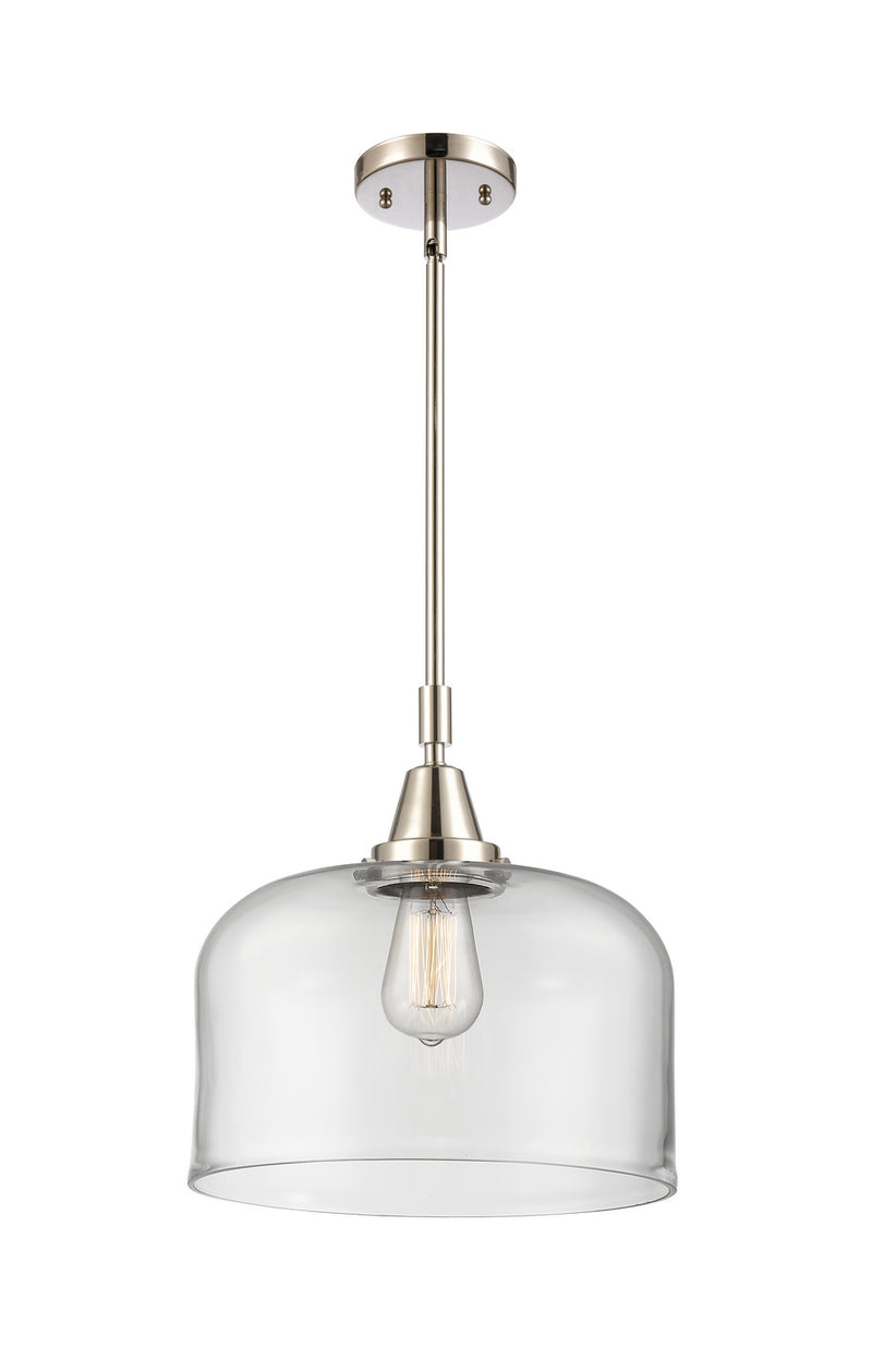 Innovations 447-1S-PN-G72-L One Light Mini Pendant, Polished Nickel