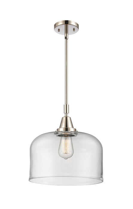 Innovations 447-1S-PN-G72-L One Light Mini Pendant, Polished Nickel