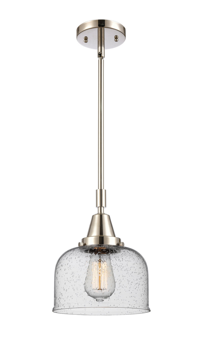 Innovations 447-1S-PN-G74 One Light Mini Pendant, Polished Nickel