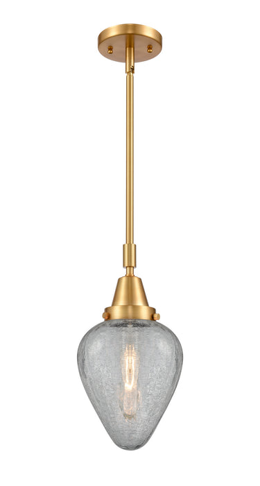 Innovations 447-1S-SG-G165 One Light Mini Pendant, Satin Gold