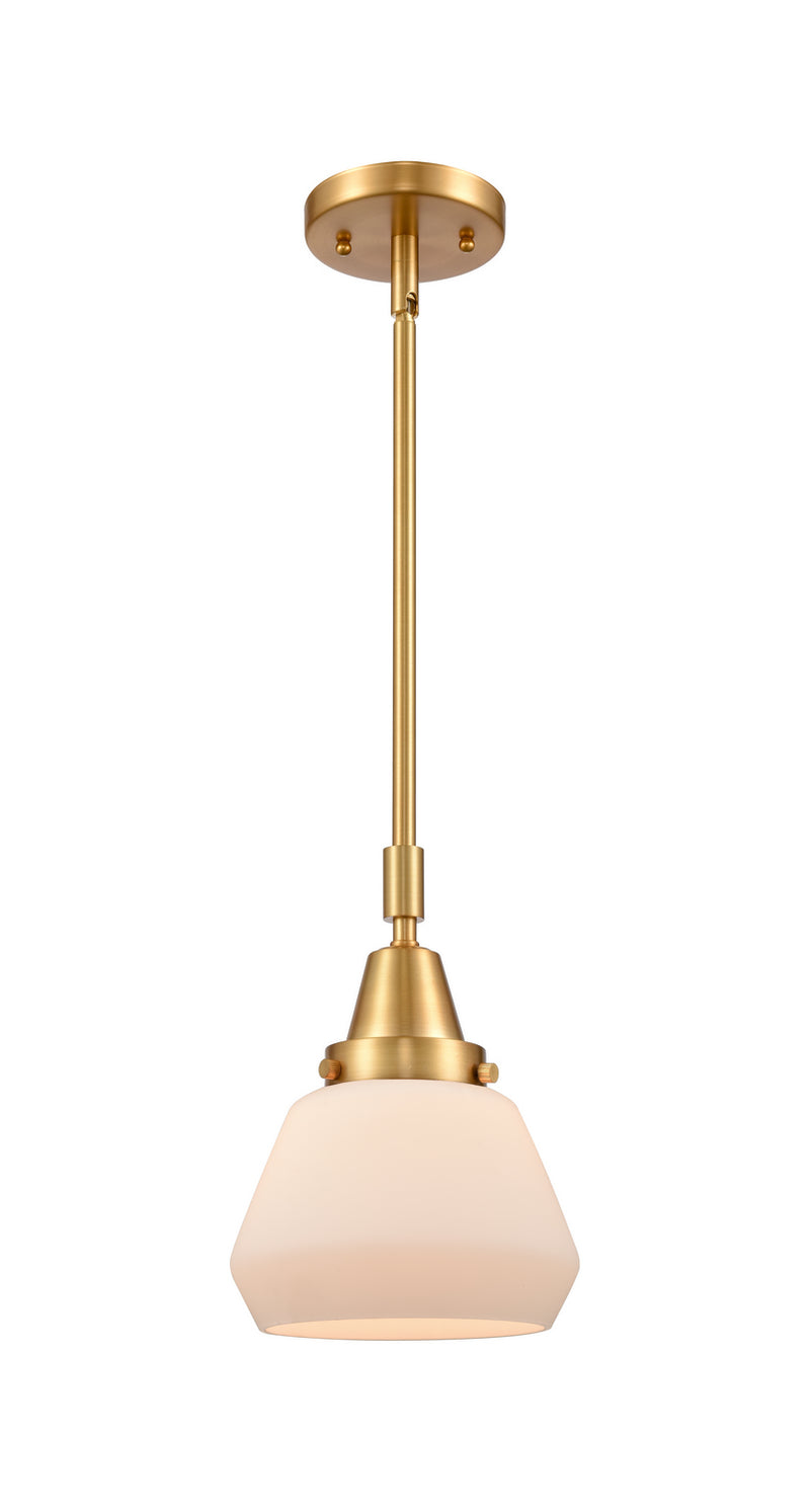 Innovations 447-1S-SG-G171 One Light Mini Pendant, Satin Gold