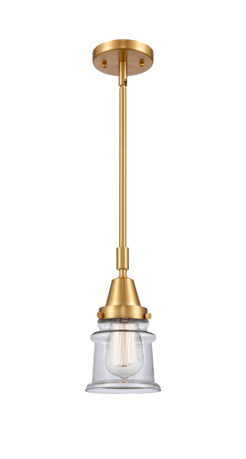 Innovations 447-1S-SG-G182S One Light Mini Pendant, Satin Gold