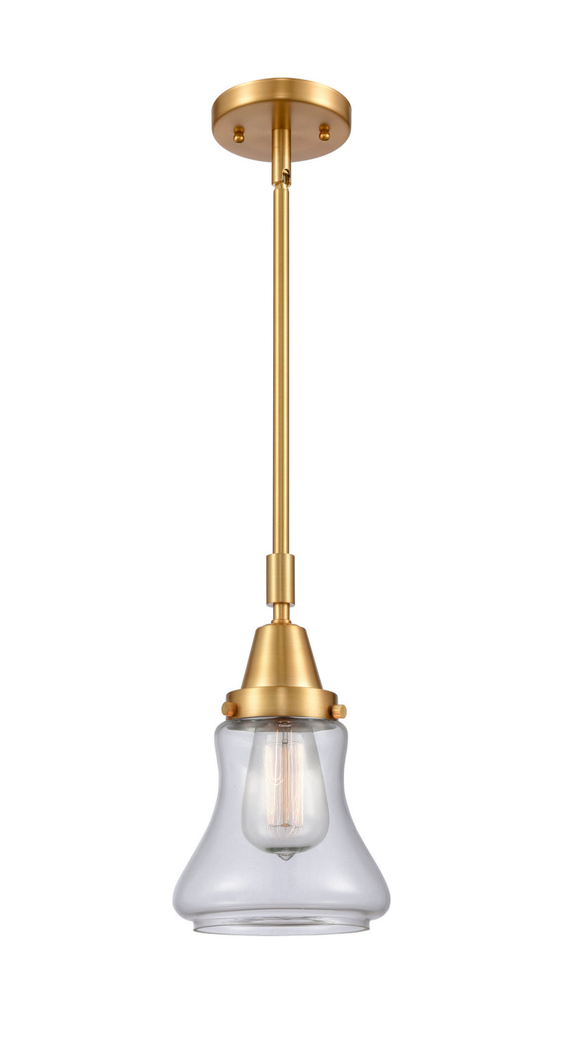 Innovations 447-1S-SG-G192 One Light Mini Pendant, Satin Gold