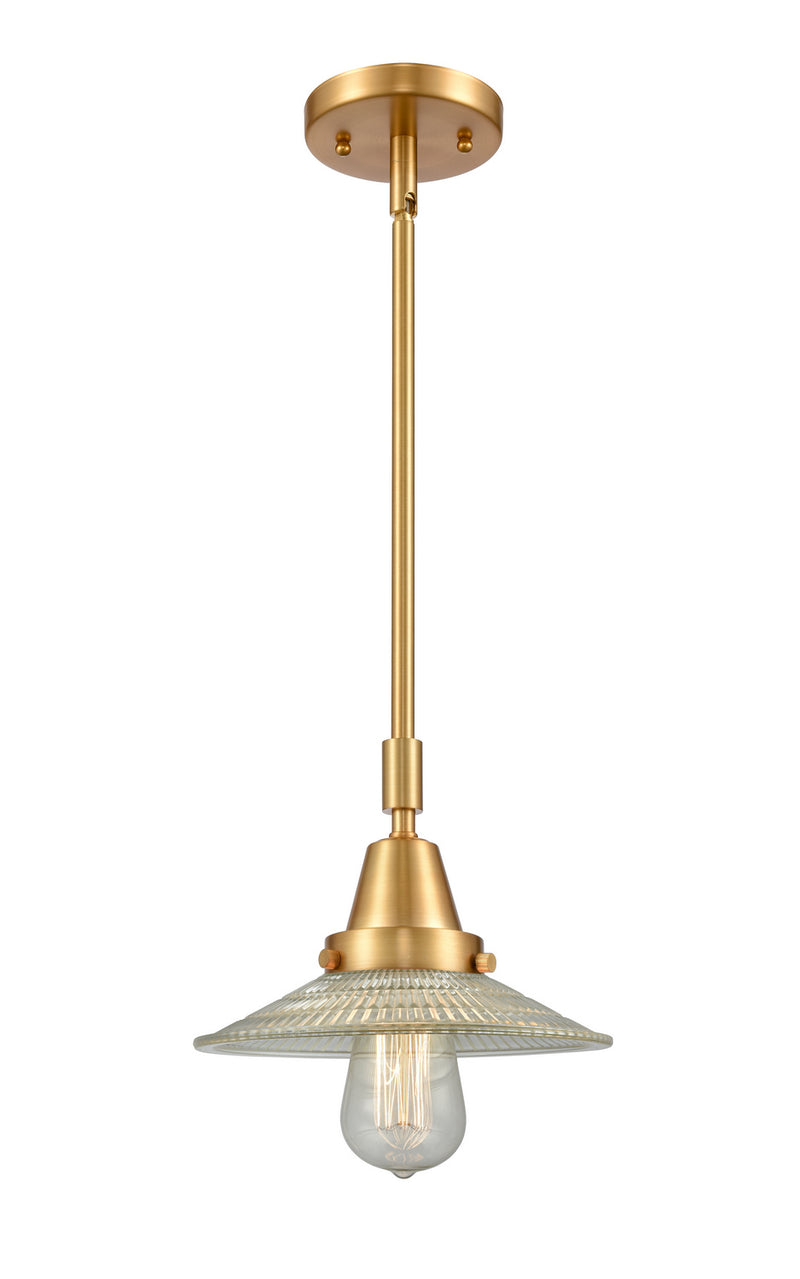 Innovations 447-1S-SG-G2 One Light Mini Pendant, Satin Gold