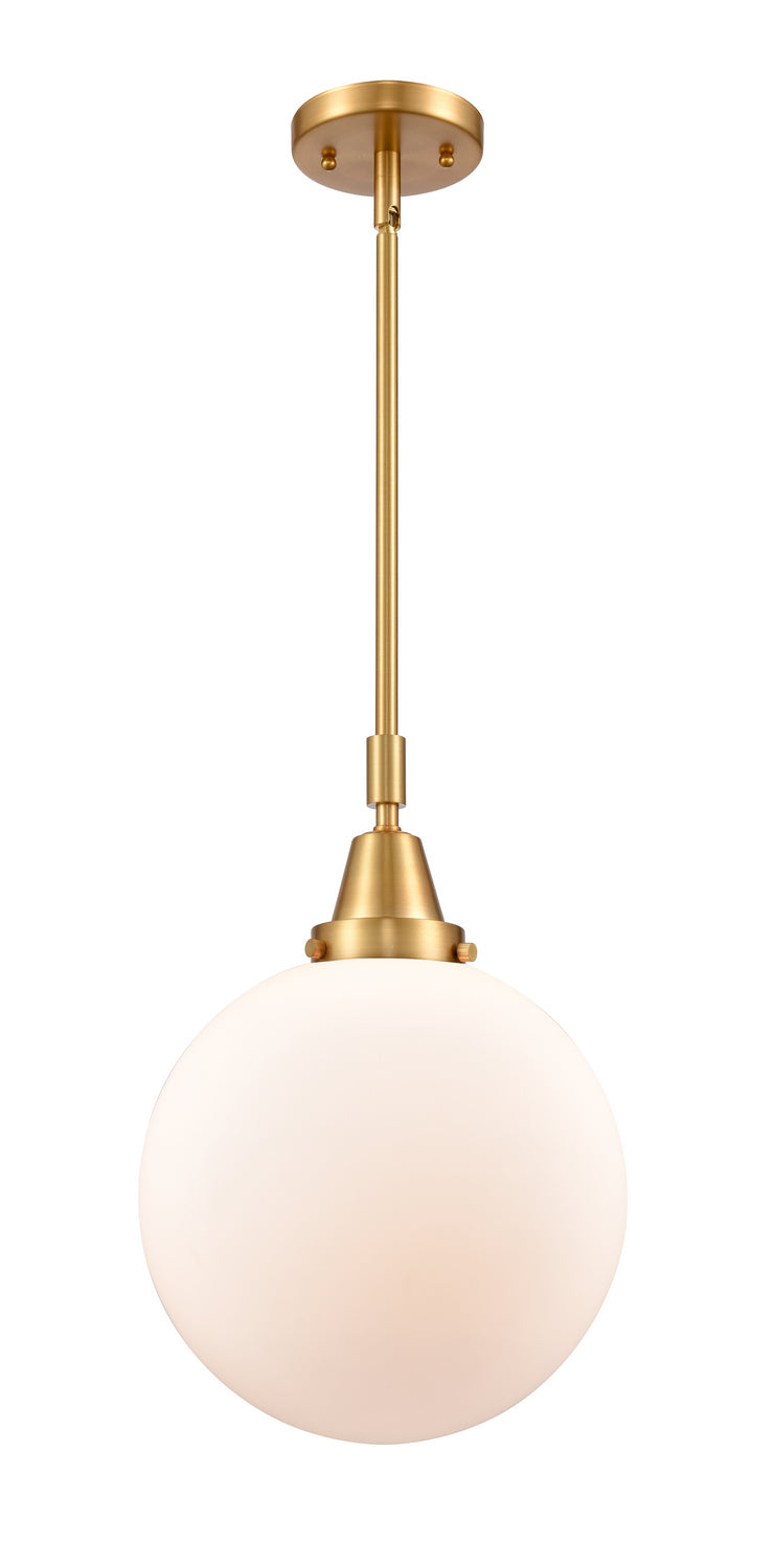 Innovations 447-1S-SG-G201-10-LED LED Mini Pendant, Satin Gold