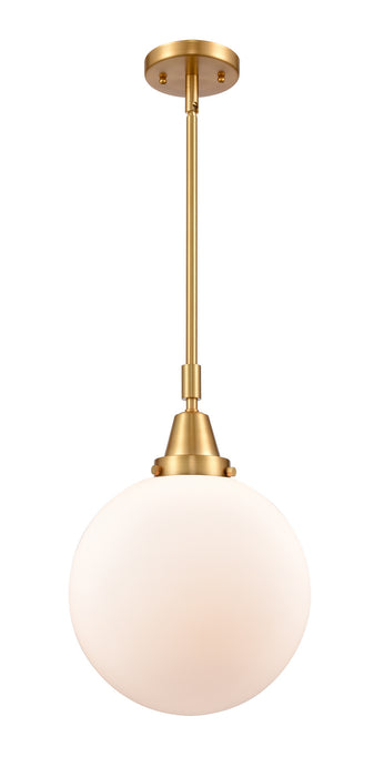 Innovations 447-1S-SG-G201-10-LED LED Mini Pendant, Satin Gold