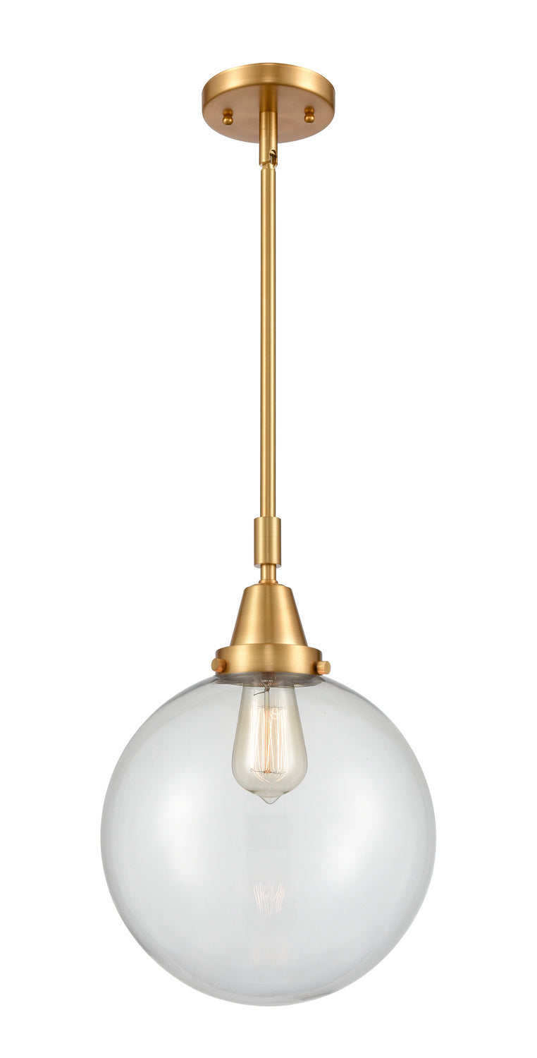 Innovations 447-1S-SG-G202-10 One Light Mini Pendant, Satin Gold