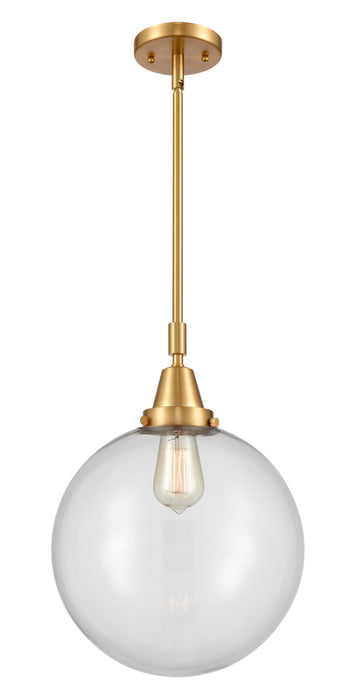 Innovations 447-1S-SG-G202-12 One Light Mini Pendant, Satin Gold
