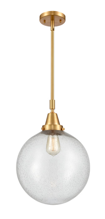 Innovations 447-1S-SG-G204-12 One Light Mini Pendant, Satin Gold