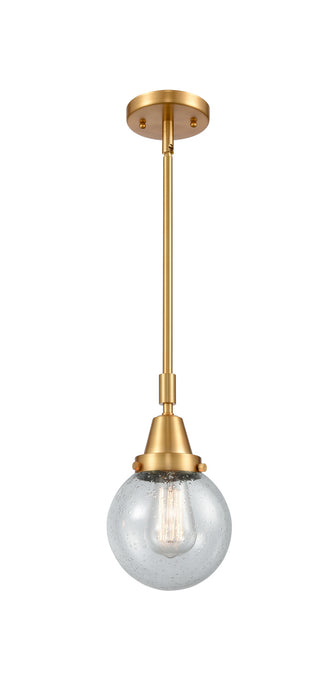 Innovations 447-1S-SG-G204-6-LED LED Mini Pendant, Satin Gold