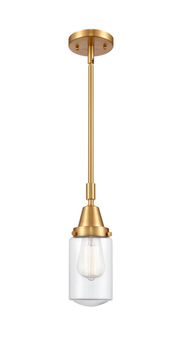 Innovations 447-1S-SG-G312 One Light Mini Pendant, Satin Gold