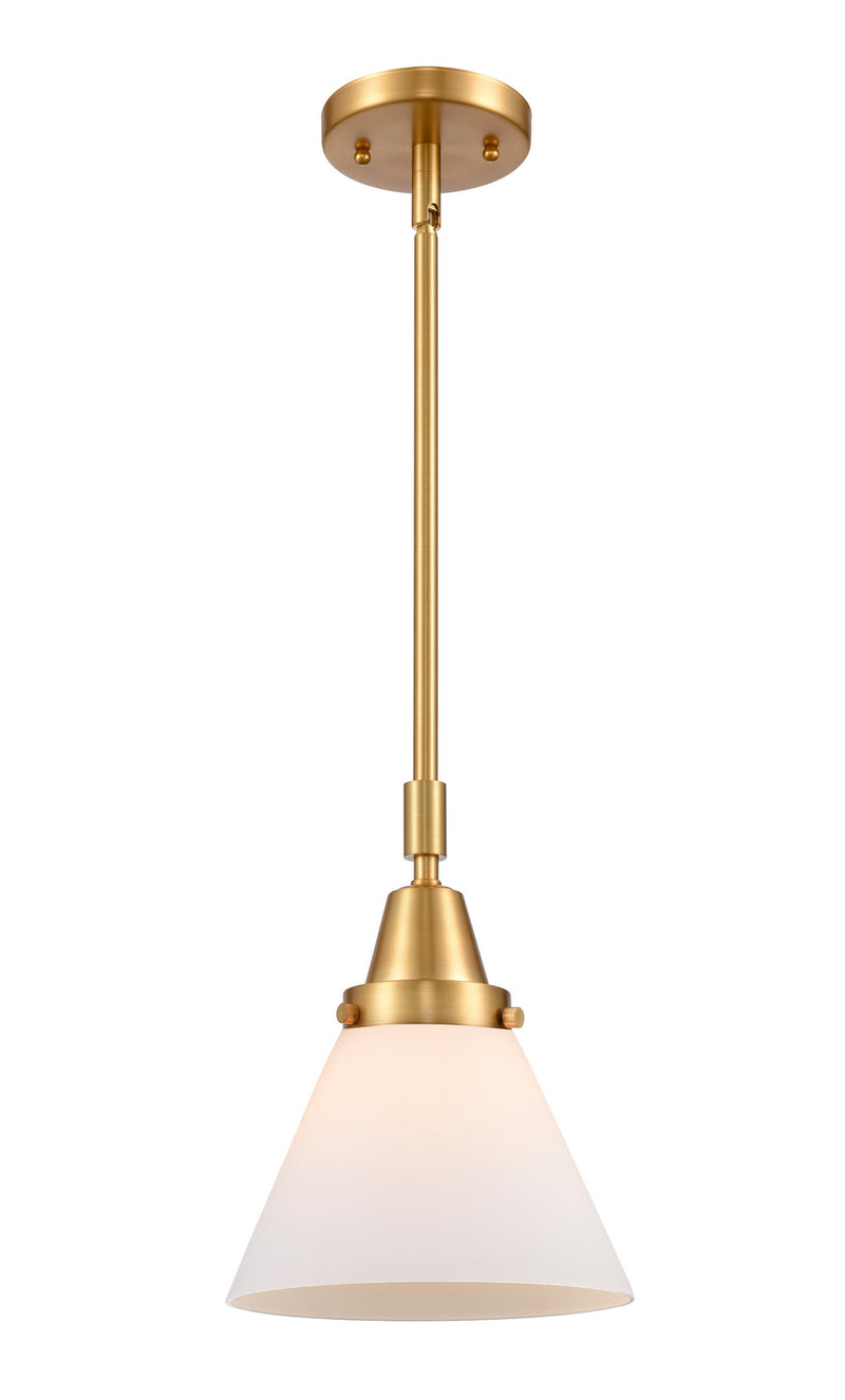 Innovations 447-1S-SG-G41 One Light Mini Pendant, Satin Gold