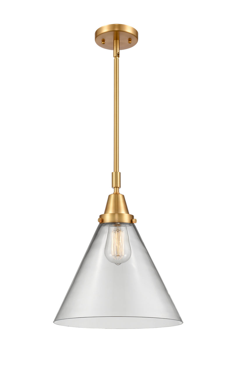 Innovations 447-1S-SG-G42-L One Light Mini Pendant, Satin Gold