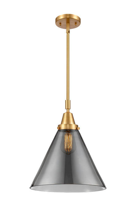 Innovations 447-1S-SG-G43-L One Light Mini Pendant, Satin Gold
