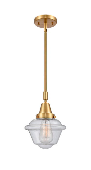 Innovations 447-1S-SG-G534 One Light Mini Pendant, Satin Gold
