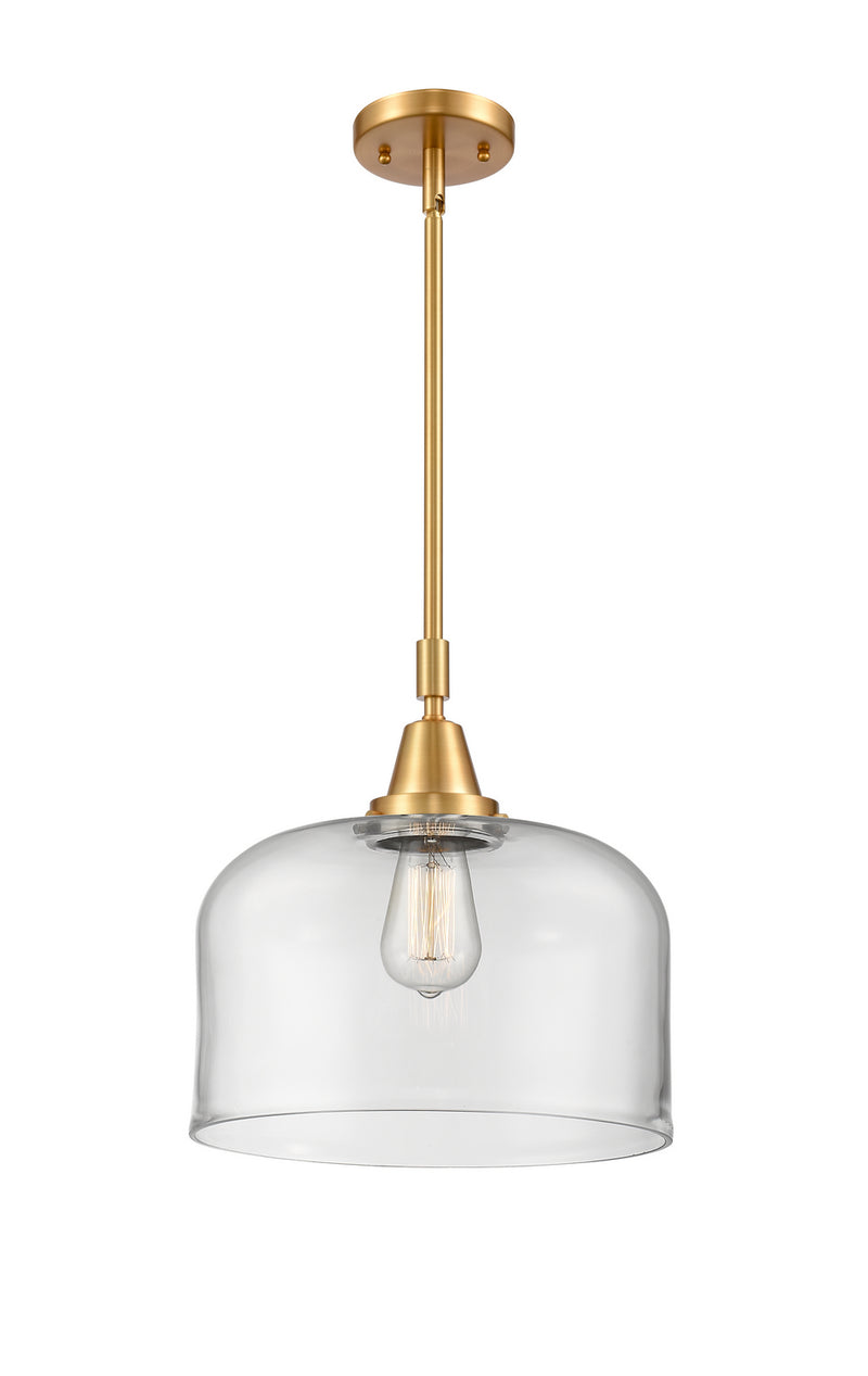 Innovations 447-1S-SG-G72-L One Light Mini Pendant, Satin Gold