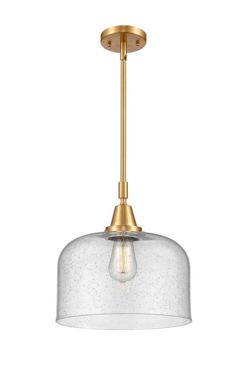 Innovations 447-1S-SG-G74-L One Light Mini Pendant, Satin Gold