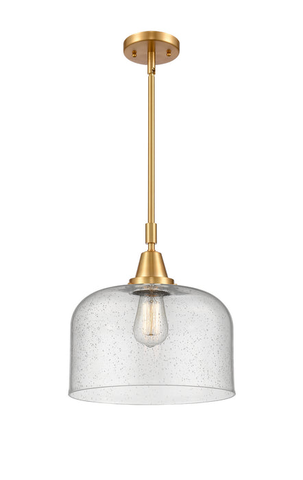 Innovations 447-1S-SG-G74-L One Light Mini Pendant, Satin Gold