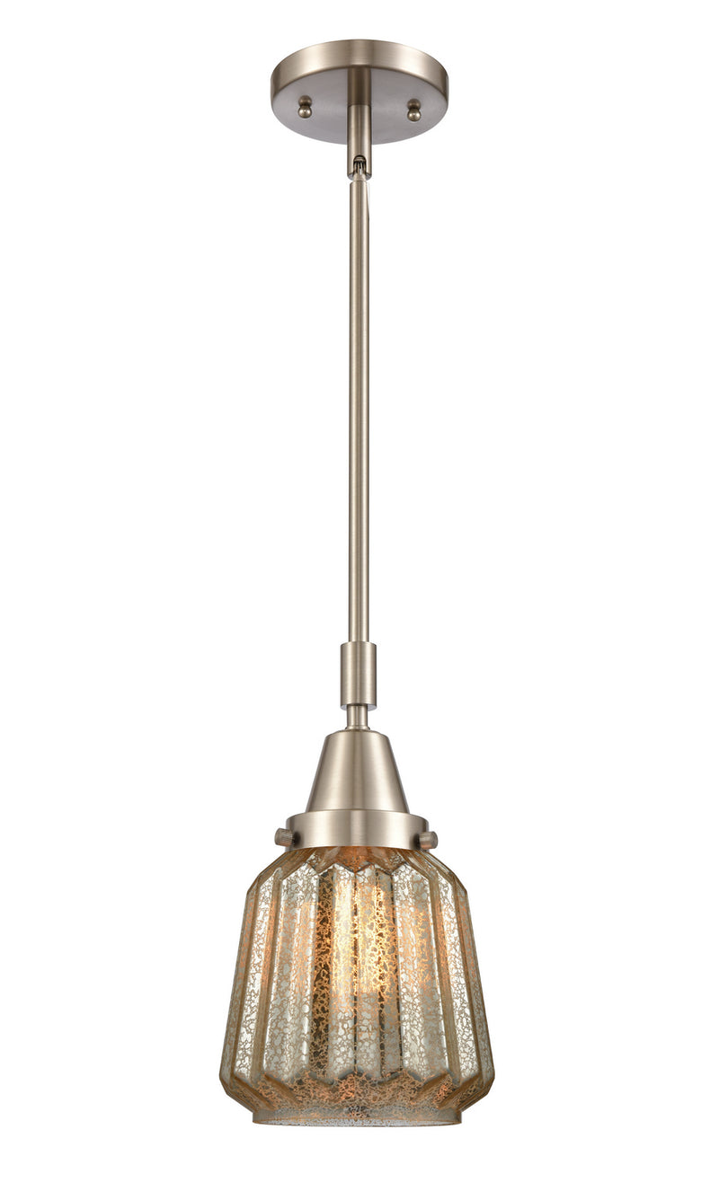 Innovations 447-1S-SN-G146-LED LED Mini Pendant, Brushed Satin Nickel