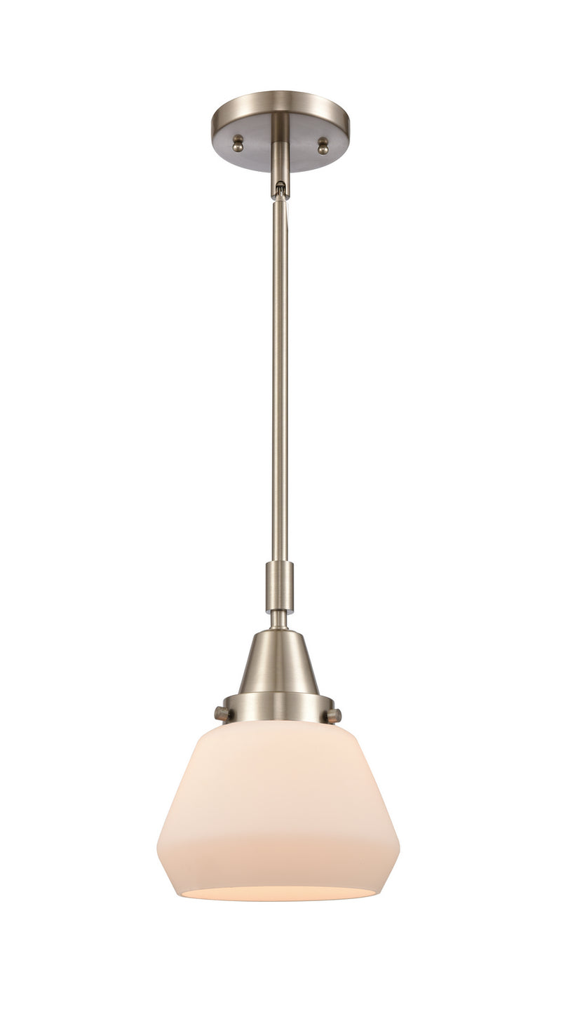 Innovations 447-1S-SN-G171 One Light Mini Pendant, Brushed Satin Nickel