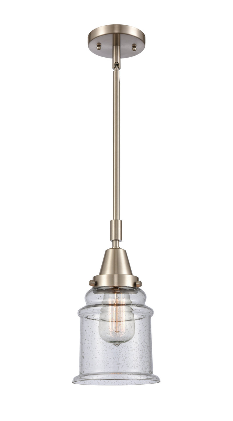 Innovations 447-1S-SN-G184-LED LED Mini Pendant, Brushed Satin Nickel