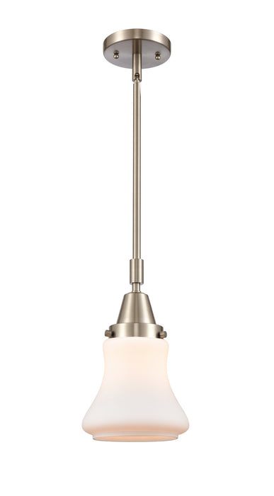 Innovations 447-1S-SN-G191 One Light Mini Pendant, Brushed Satin Nickel