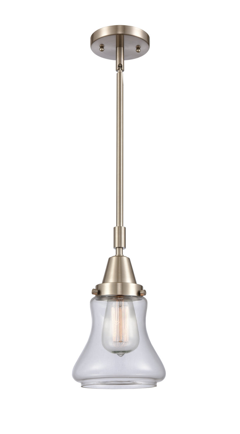 Innovations 447-1S-SN-G192 One Light Mini Pendant, Brushed Satin Nickel