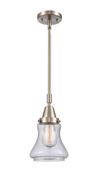 Innovations 447-1S-SN-G194 One Light Mini Pendant, Brushed Satin Nickel