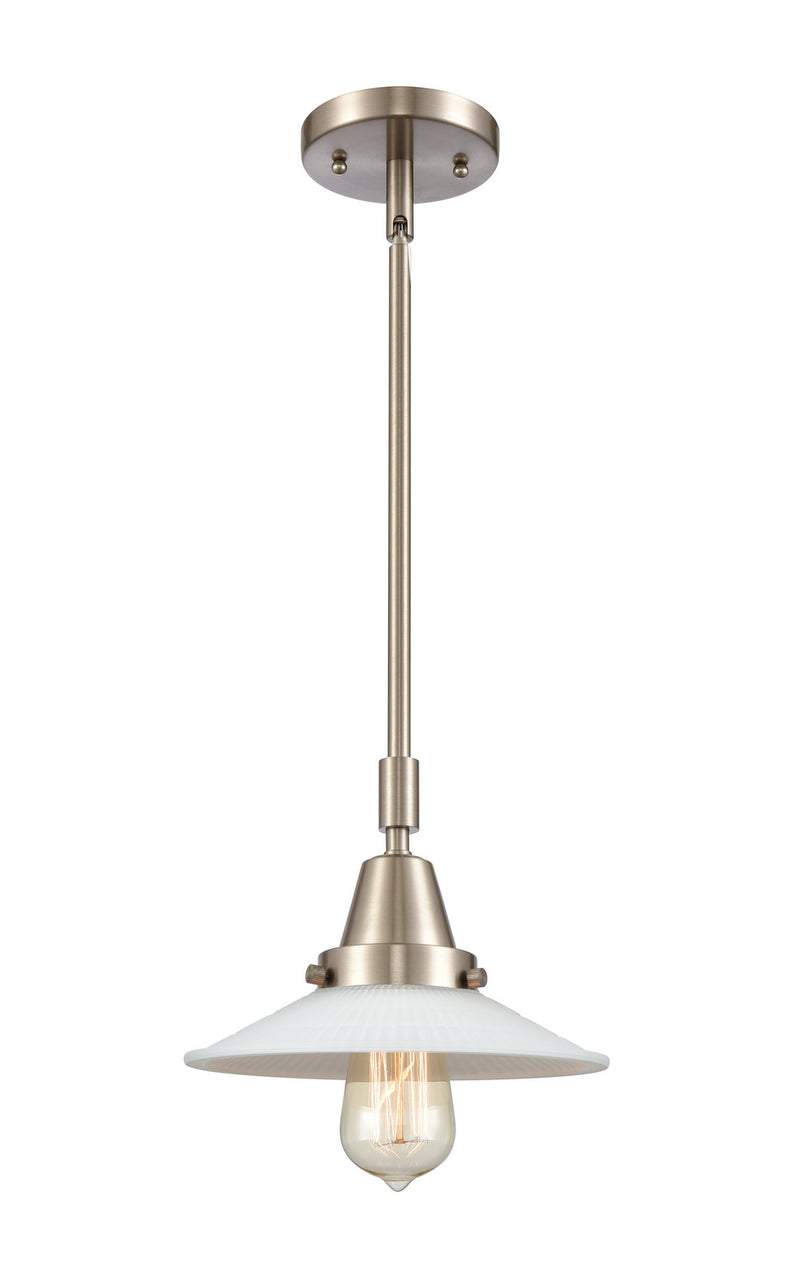 Innovations 447-1S-SN-G1-LED LED Mini Pendant, Brushed Satin Nickel