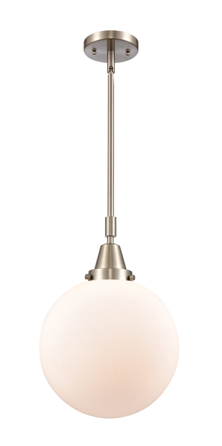 Innovations 447-1S-SN-G201-10-LED LED Mini Pendant, Brushed Satin Nickel