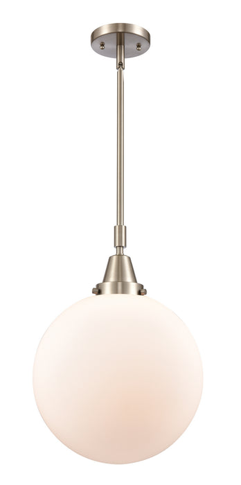 Innovations 447-1S-SN-G201-12 One Light Mini Pendant, Brushed Satin Nickel