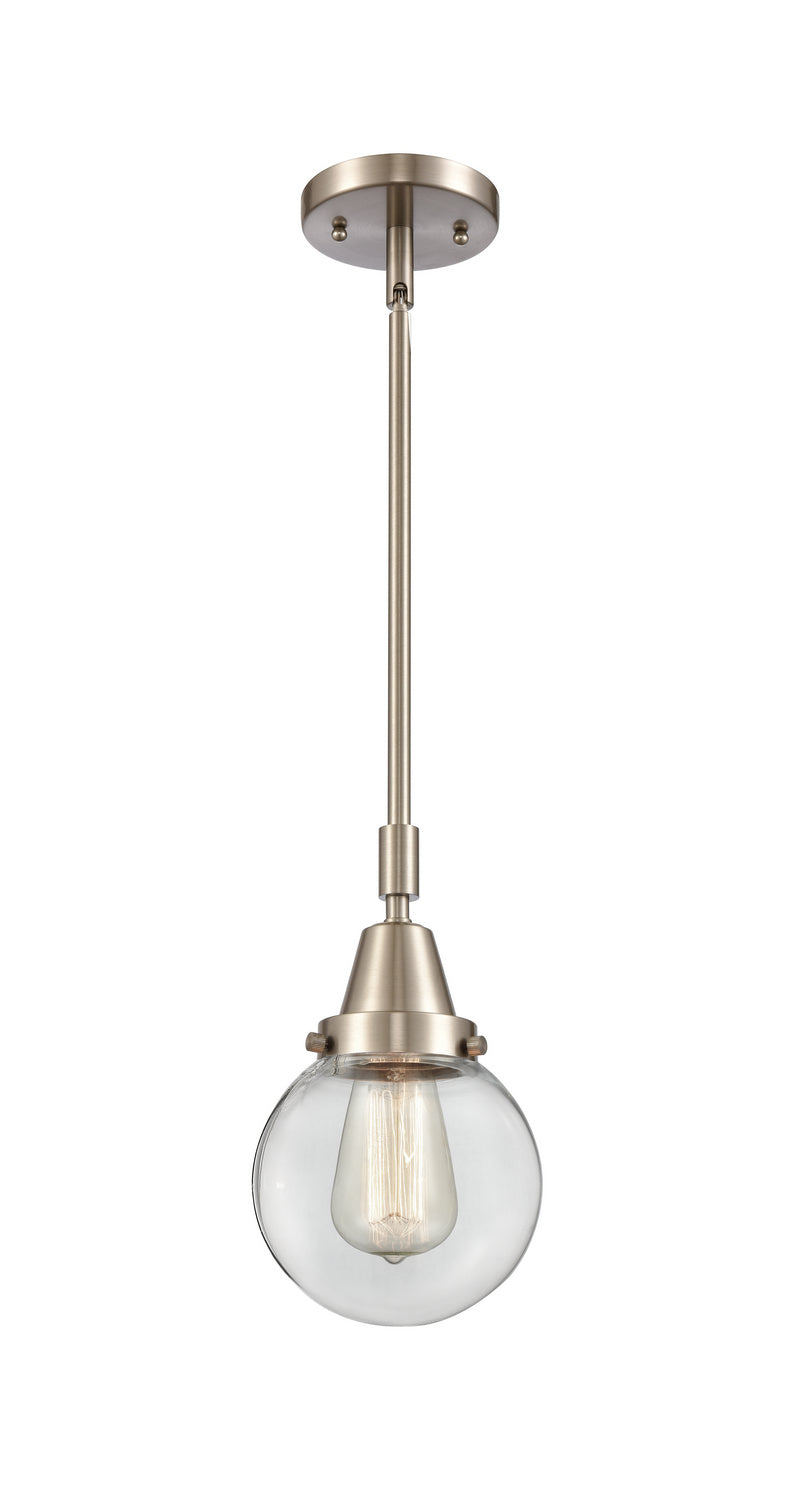 Innovations 447-1S-SN-G202-6-LED LED Mini Pendant, Brushed Satin Nickel
