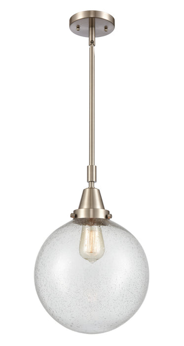 Innovations 447-1S-SN-G204-10 One Light Mini Pendant, Brushed Satin Nickel