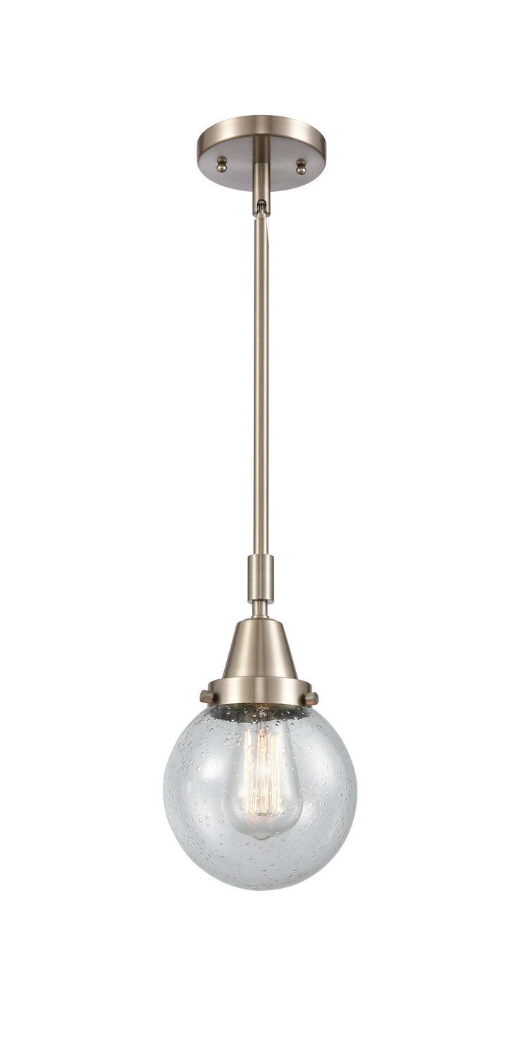 Innovations 447-1S-SN-G204-6-LED LED Mini Pendant, Brushed Satin Nickel