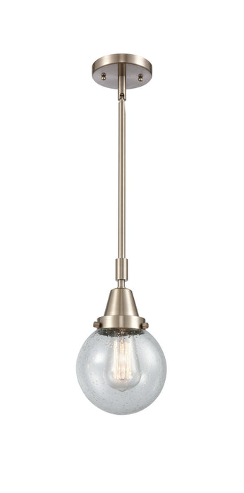 Innovations 447-1S-SN-G204-6-LED LED Mini Pendant, Brushed Satin Nickel