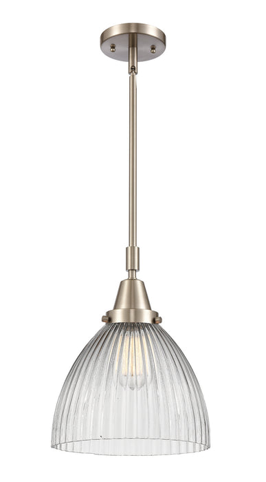 Innovations 447-1S-SN-G222 One Light Mini Pendant, Brushed Satin Nickel