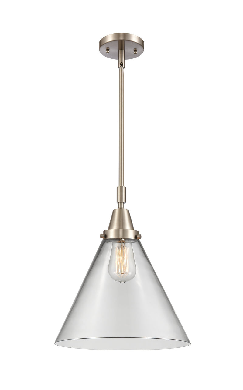 Innovations 447-1S-SN-G42-L One Light Mini Pendant, Brushed Satin Nickel