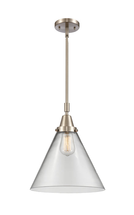 Innovations 447-1S-SN-G42-L One Light Mini Pendant, Brushed Satin Nickel