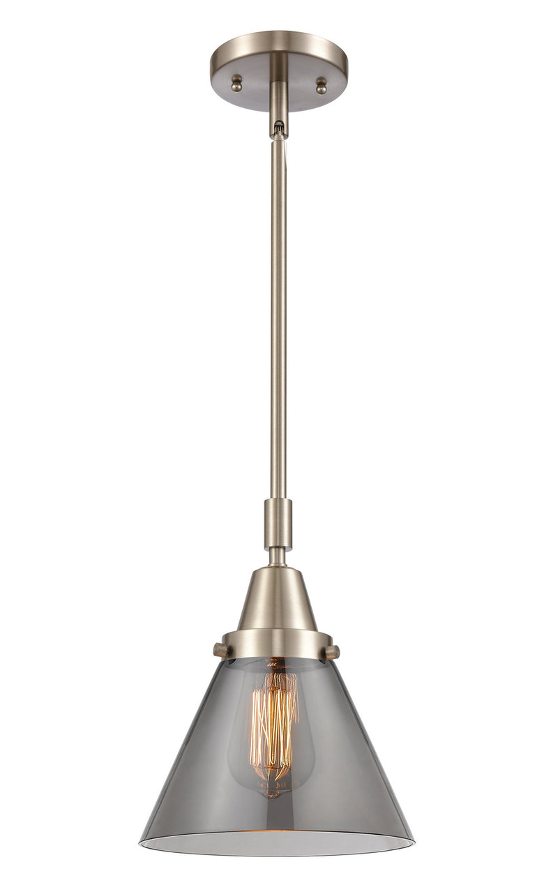 Innovations 447-1S-SN-G43 One Light Mini Pendant, Brushed Satin Nickel