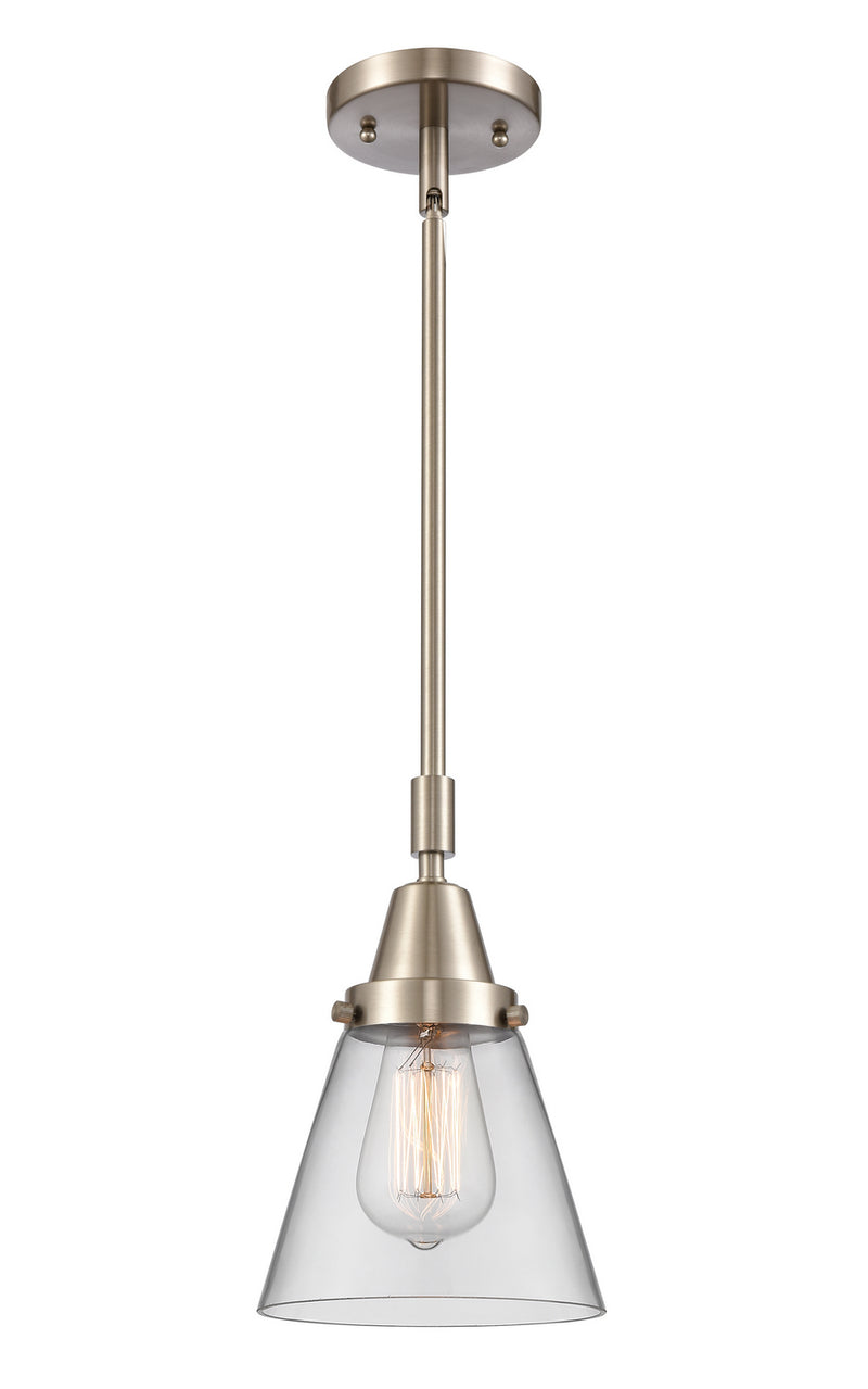Innovations 447-1S-SN-G62 One Light Mini Pendant, Brushed Satin Nickel
