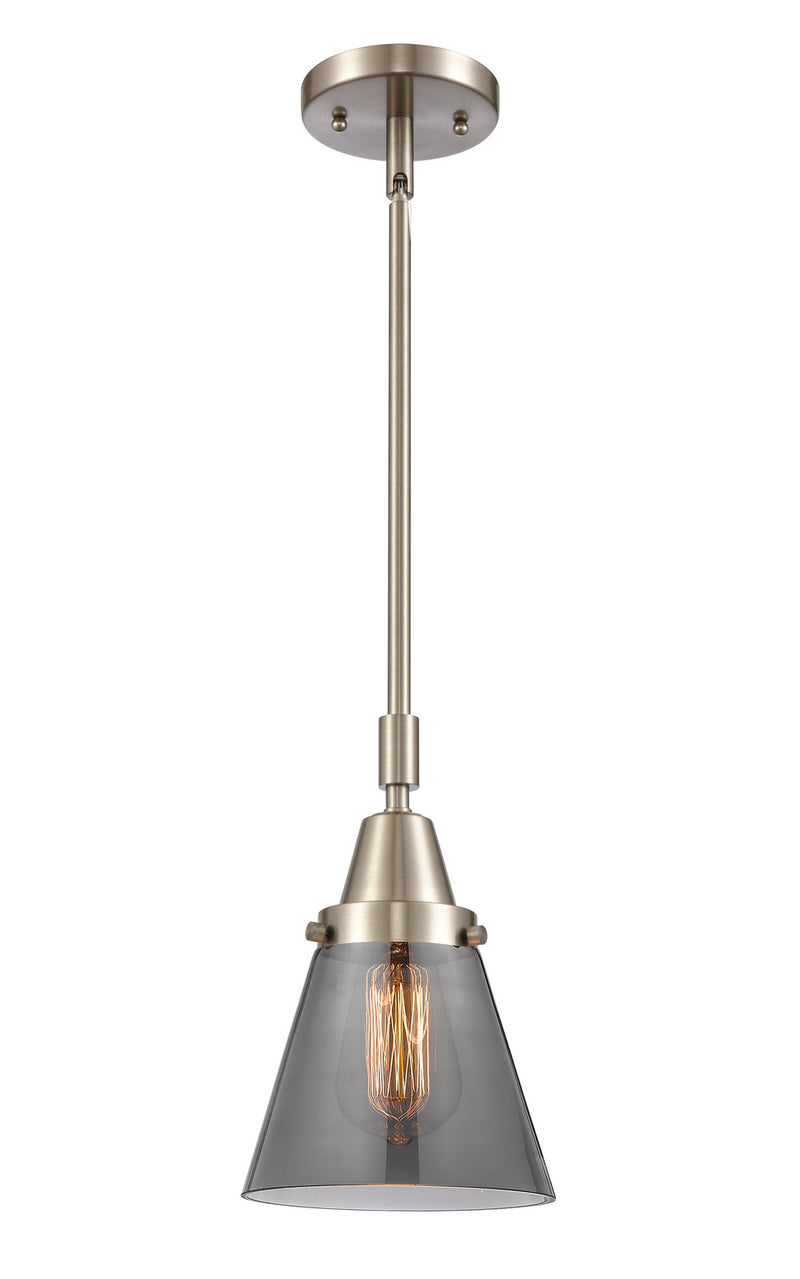 Innovations 447-1S-SN-G63 One Light Mini Pendant, Brushed Satin Nickel