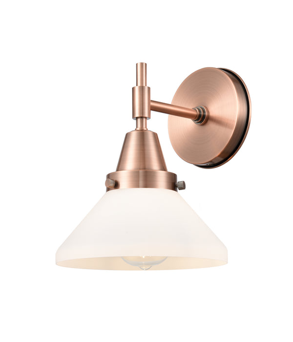Innovations 447-1W-AC-G4471 One Light Wall Sconce, Antique Copper