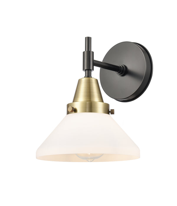 Innovations 447-1W-BAB-G4471 One Light Wall Sconce, Black Antique Brass