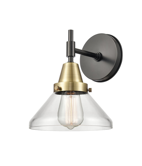 Innovations 447-1W-BAB-G4472 One Light Wall Sconce, Black Antique Brass